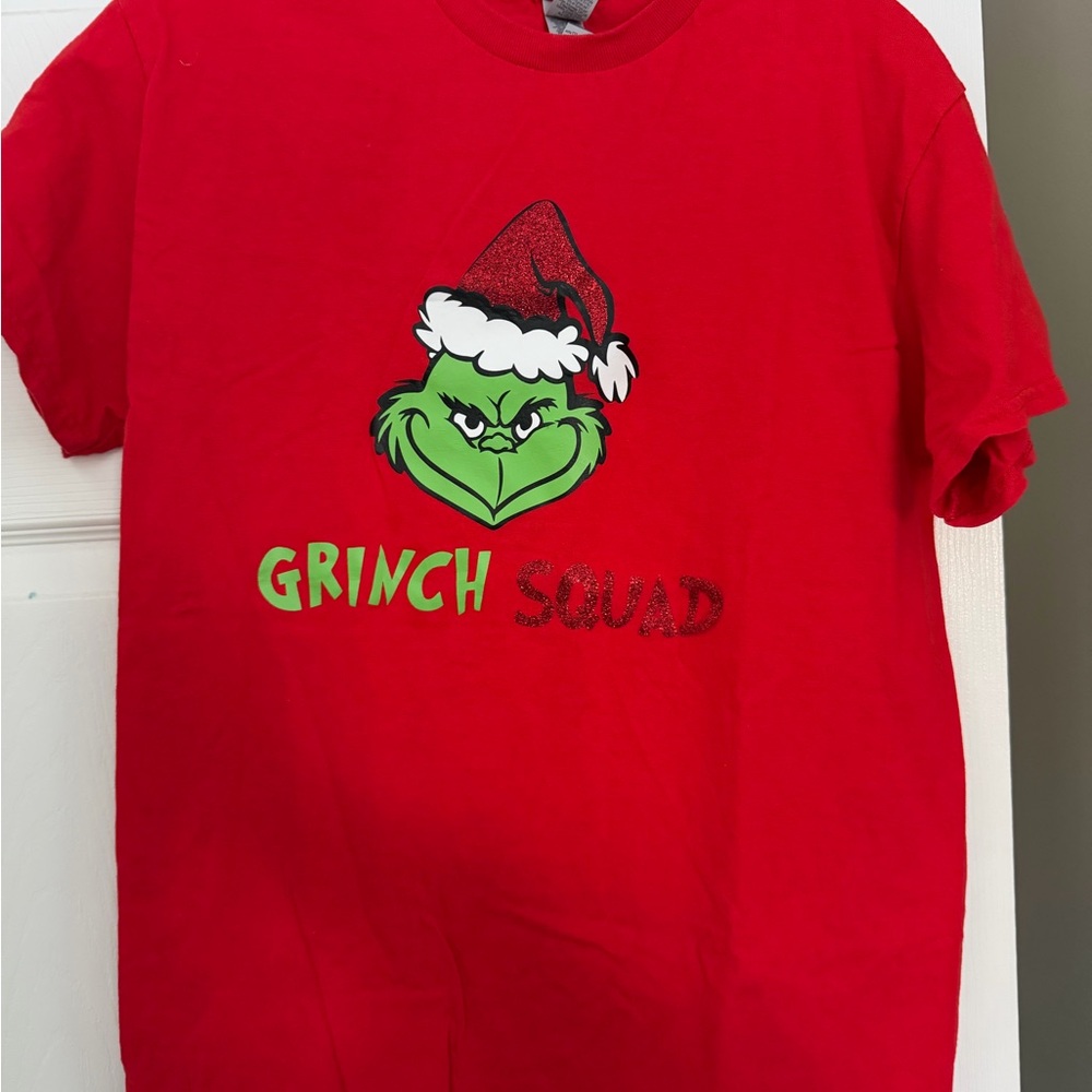 Grinch Squad Red unisex size medium T-Shirt